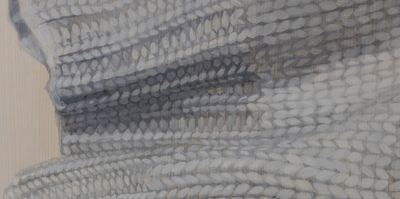 Konstutsmyckningen Omklädd i Åkeshovs Sim-och Idrottshall av Anna Renström.