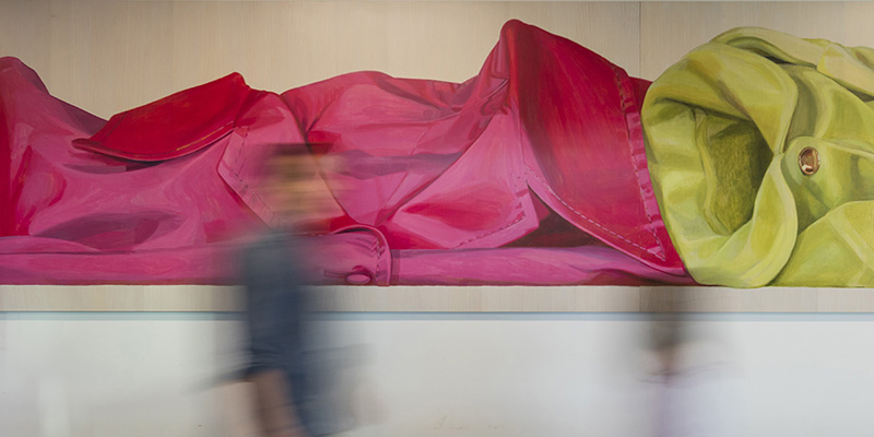 Konstgestaltning Åkeshovs Sim och Idrottshall, Anna Renström